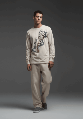 Breakthrough Long-Sleeved T-Shirt Bone
