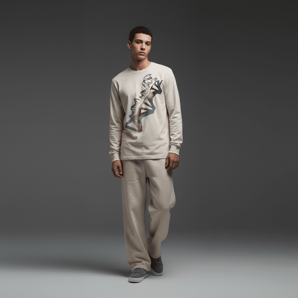 Breakthrough Long-Sleeved T-Shirt Bone