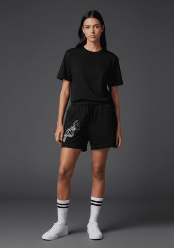 Breakthrough Relaxed Track Shorts Black