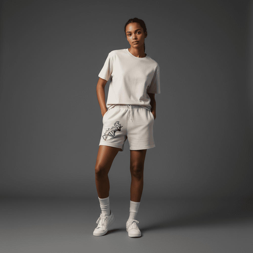 Breakthrough Relaxed Track Shorts Bone