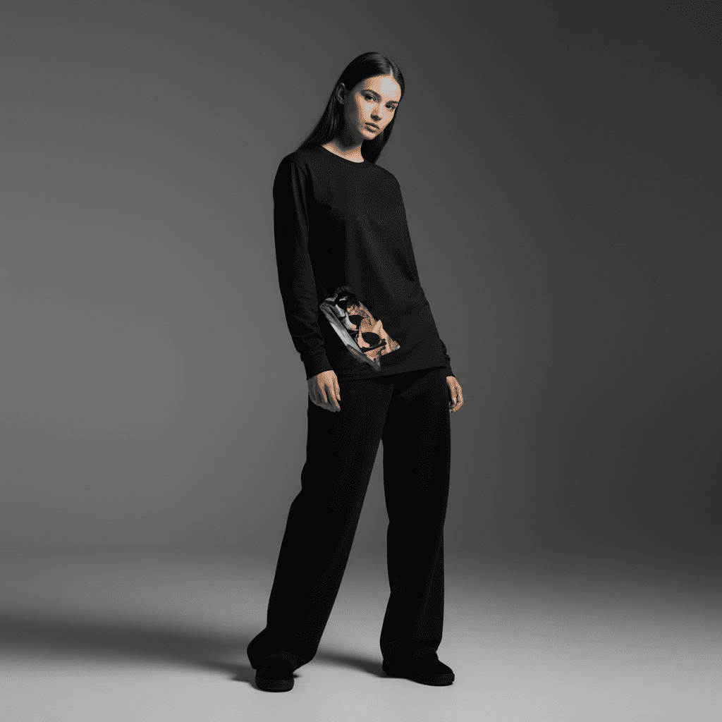 Clarity Long-Sleeved T-Shirt Black