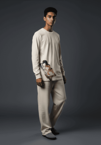 Clarity Long-Sleeved T-Shirt Bone