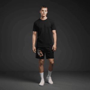 Clarity Relaxed Track Shorts Black