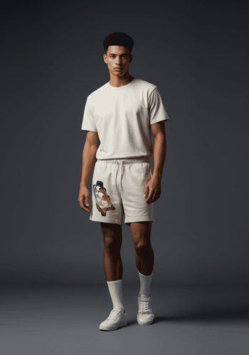 Clarity Relaxed Track Shorts Bone