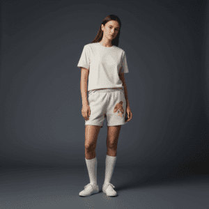 Destiny Relaxed Track Shorts Bone
