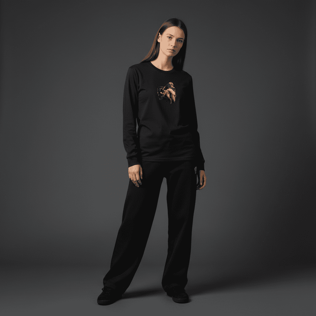 Dominate Long-Sleeved T-Shirt Black