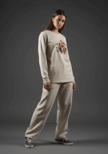 Dominate Long-Sleeved T-Shirt Bone