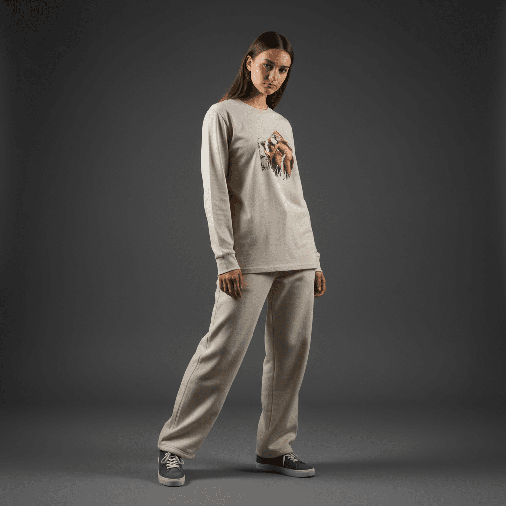Dominate Long-Sleeved T-Shirt Bone