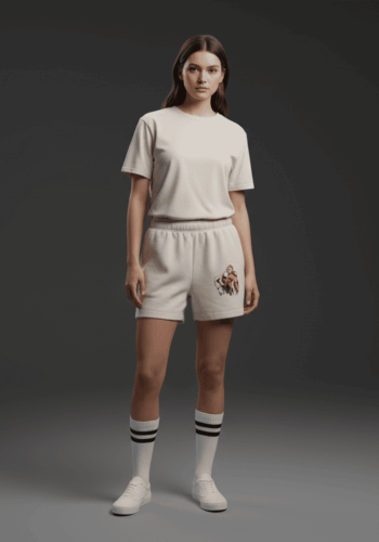 Dominate Relaxed Track Shorts Bone