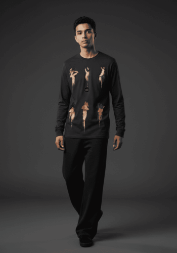Euphoric Long-Sleeved T-Shirt Black