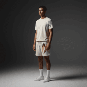Euphoric Relaxed Track Shorts Bone