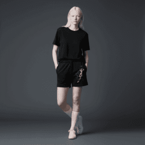 Adorable Relaxed Track Shorts Black
