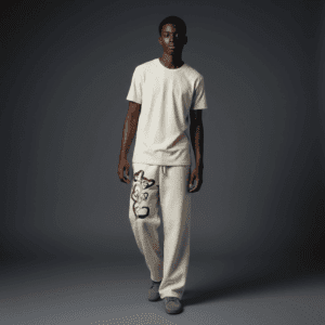 Adorable Relaxed Sweatpants Bone