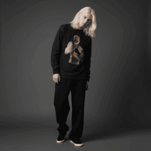 Fight Long-Sleeved T-Shirt Black