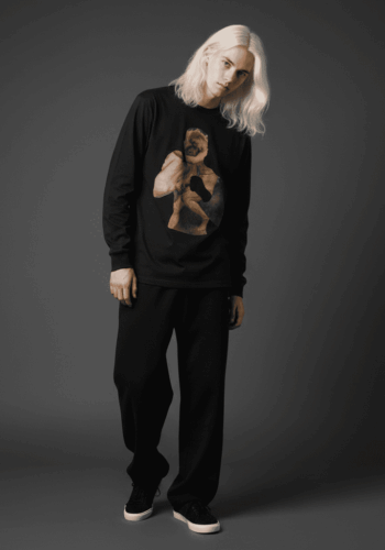 Fight Long-Sleeved T-Shirt Black