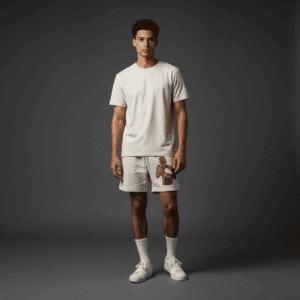 Fight Relaxed Track Shorts Bone