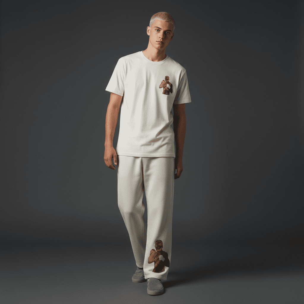 Fight Relaxed Sweatpants Bone