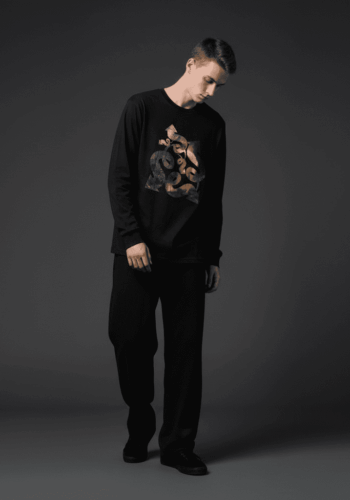 Genius Long-Sleeved T-Shirt Black