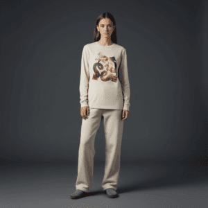 Genius Long-Sleeved T-Shirt Bone