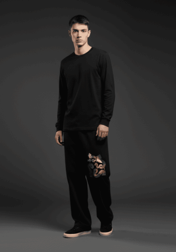 Genius Relaxed Sweatpants Black