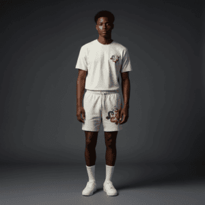 Genius Relaxed Track Shorts Bone