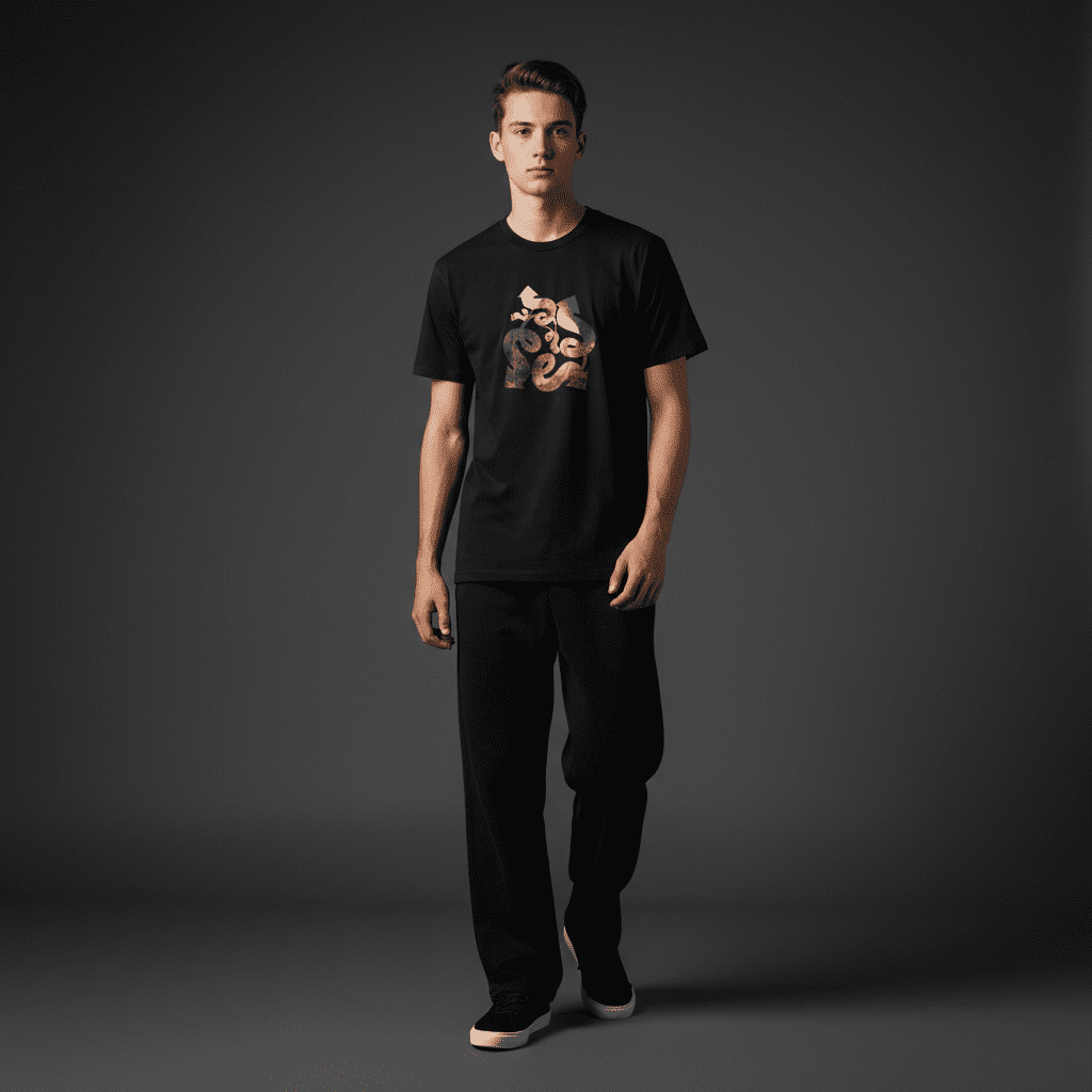 Genius Regular T-Shirt Black