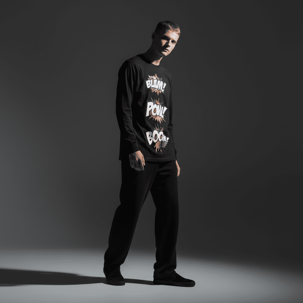 Ignite Long-Sleeved T-Shirt Black