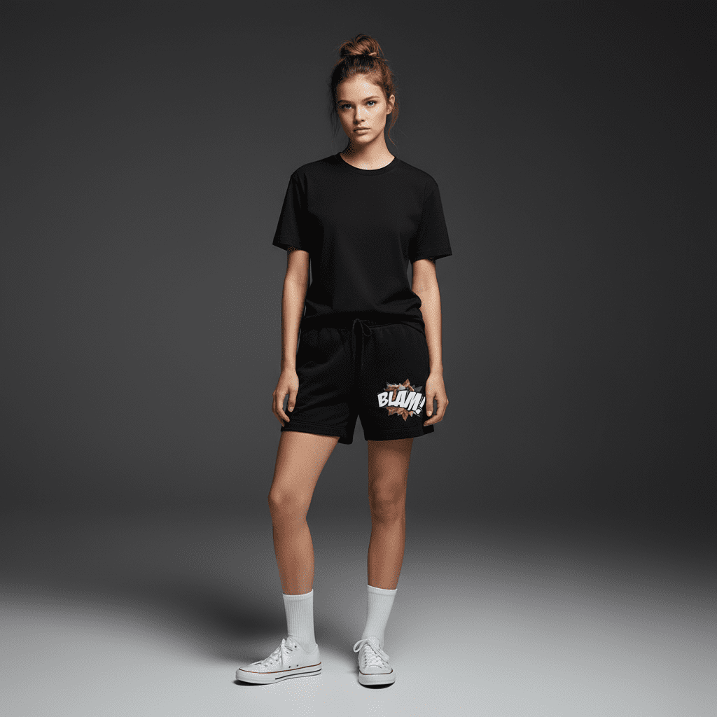 Ignite Relaxed Track Shorts Black