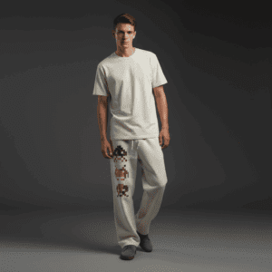 Uncovered Relaxed Sweatpants Bone