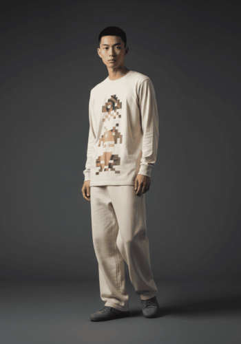 Uncovered Long-Sleeved T-Shirt Bone