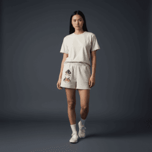Uncovered Relaxed Track Shorts Bone