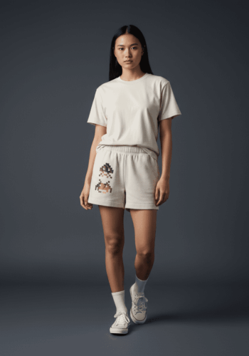 Uncovered Relaxed Track Shorts Bone