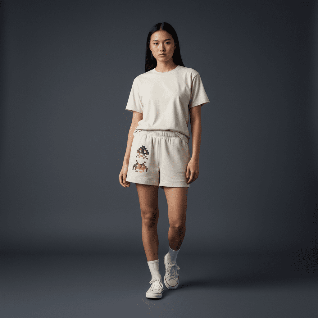 Uncovered Relaxed Track Shorts Bone