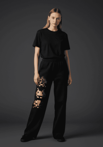 Uncovered Relaxed Sweatpants Black