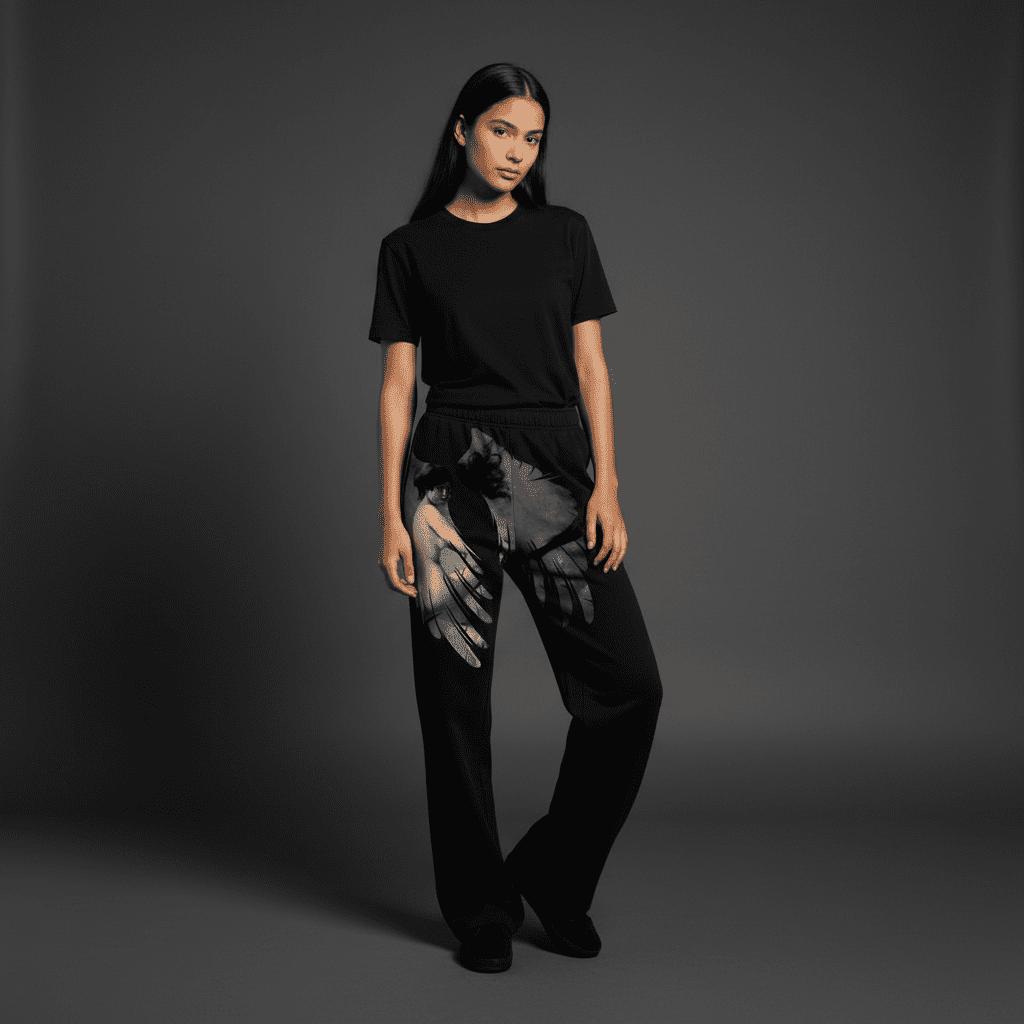 Sinful Relaxed Sweatpants Black