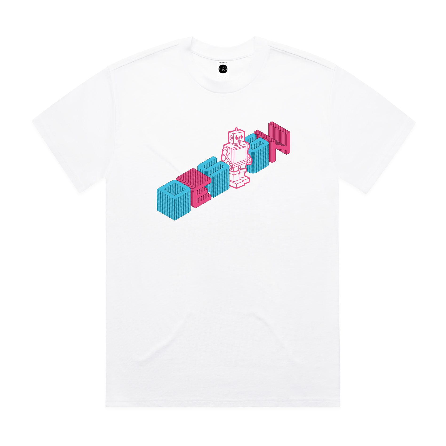 Neon Robot Relaxed T-Shirt - Image 2