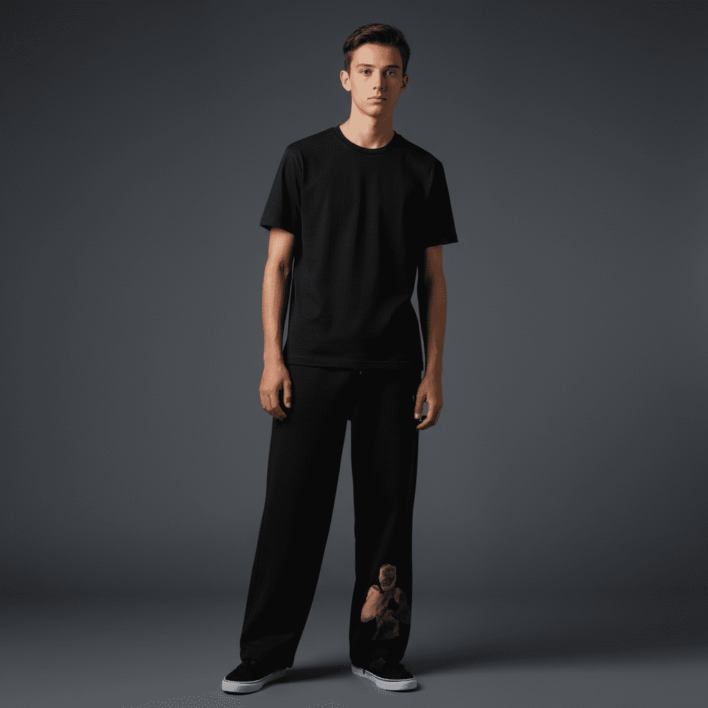 Fight Relaxed Sweatpants Black