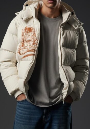 Cosmic Calm Snow Puffer Jacket