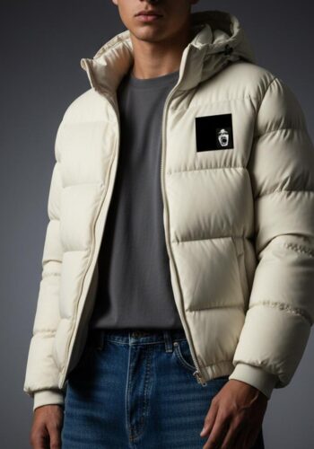 Happy Outside Snow Puffer Jacket