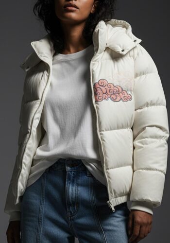 My Pink Cloud Snow Puffer Jacket