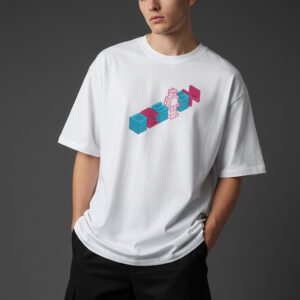 Neon Robot Relaxed T-Shirt