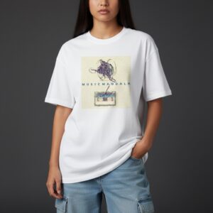 Music Mandala Relaxed T-Shirt