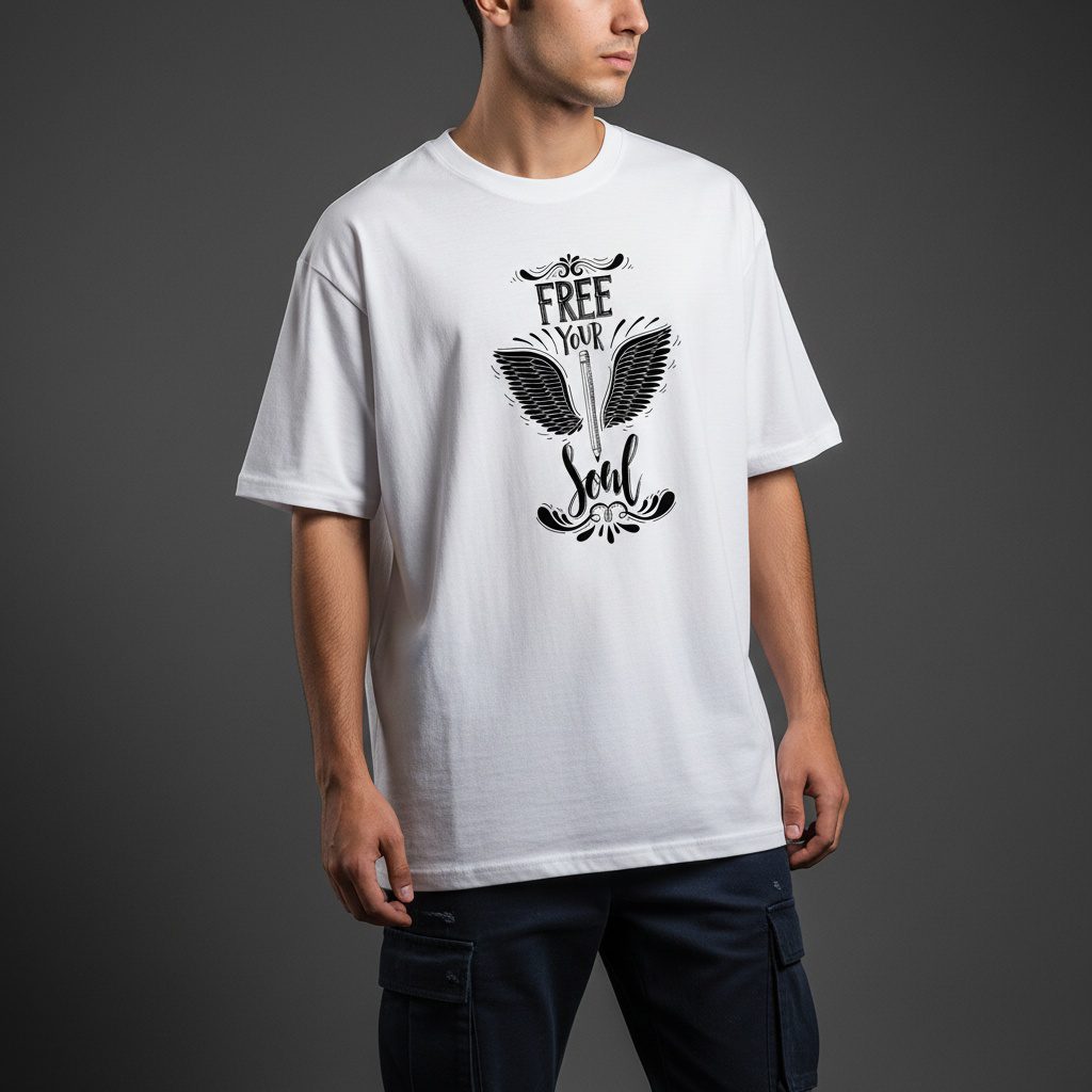 Free Your Soul Relaxed T-Shirt - Image 4